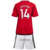 Camisola + Calções Manchester United Eriksen 14 Criança Equipamento 1ª 23/24